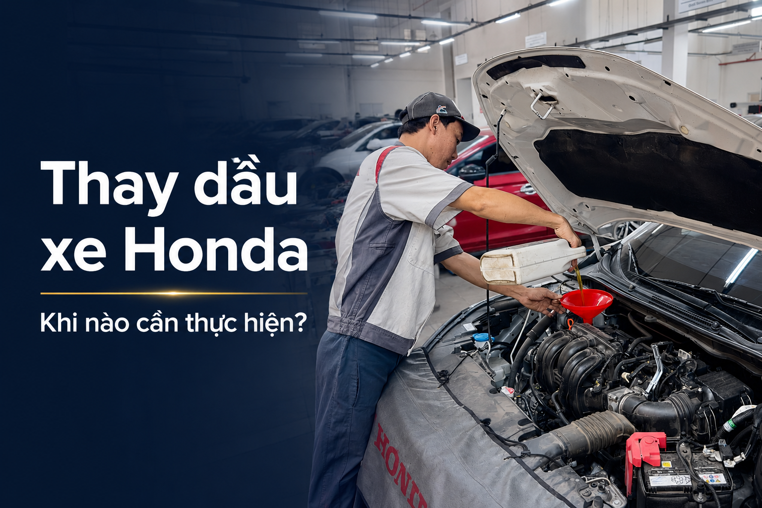 Thay dầu xe Honda: Khi nào cần thực hiện?
